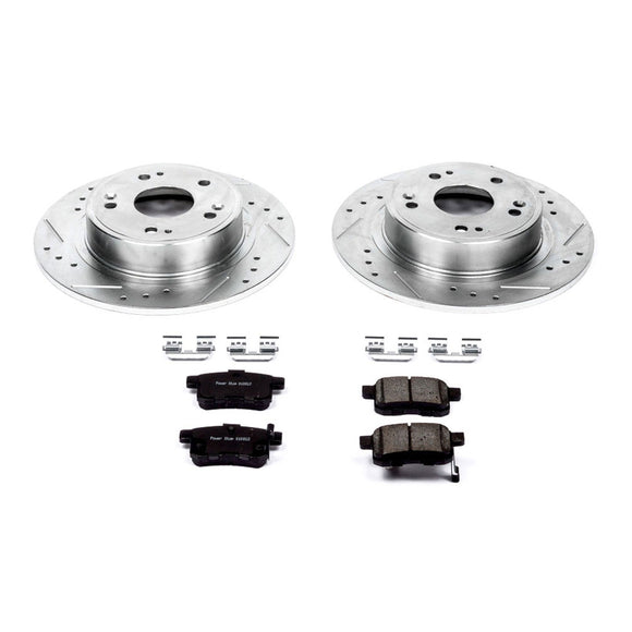 PowerStop Z23 Daily Driver Carbon-Fiber Ceramic Brake Pad and Drilled & Slotted