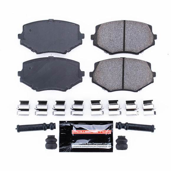 PowerStop Z23 Evolution Sport Carbon-Fiber Brake Pads With Hardware