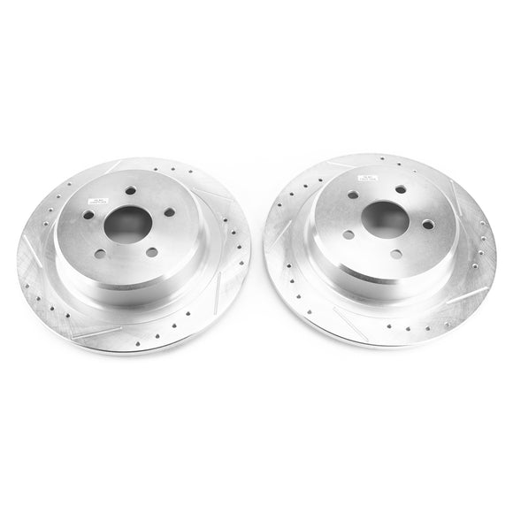 PowerStop Evolution Performance Drilled, Slotted & Plated Brake Rotor Pair