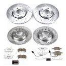 PowerStop Z26 Street Performance Ceramic Brake Pad and Drilled & Slotted Rotor K