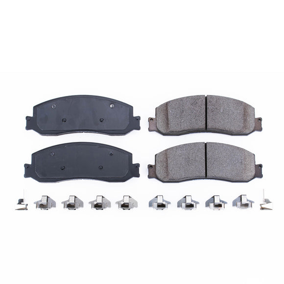 PowerStop Z17 Evolution Ceramic Brake Pads With Hardware