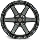 4Play Gen3 4P63 22x10 Black Brushed Face Tinted Wheel 6x135 ET-18 CB106.1