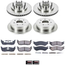 PowerStop OE Stock Replacement Low-Dust Ceramic Brake Pad and Rotor Kit
