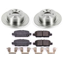 PowerStop OE Stock Replacement Low-Dust Ceramic Brake Pad and Rotor Kit