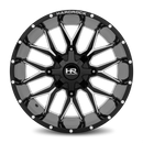 22x10 Hardrock Affliction Gloss Black Milled 8x165.1 ET-19 wheel/rim-1