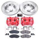 PowerStop Z23 Daily Driver Carbon-Fiber Ceramic Pads Drilled & Slotted Rotor & C