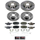 PowerStop OE Stock Replacement Low-Dust Ceramic Brake Pad and Rotor Kit
