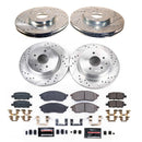 PowerStop Z23 Daily Driver Carbon-Fiber Ceramic Brake Pad and Drilled & Slotted