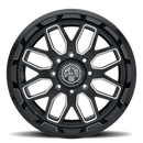 20x10 Thret Offroad Monarch-901 Gloss Black/Milled Wheel 8x170 ET-21 CB125.2