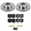 PowerStop OE Stock Replacement Low-Dust Ceramic Brake Pad and Rotor Kit