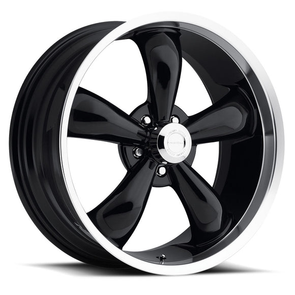 18x8.5 Vision 142 Legend 5 Black Machined 5x120.65 5x4.75 ET20 Wheel Rim