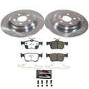 PowerStop Z36 Carbon-Fiber Ceramic Brake Pad with Drilled and Slotted Rotor Kit