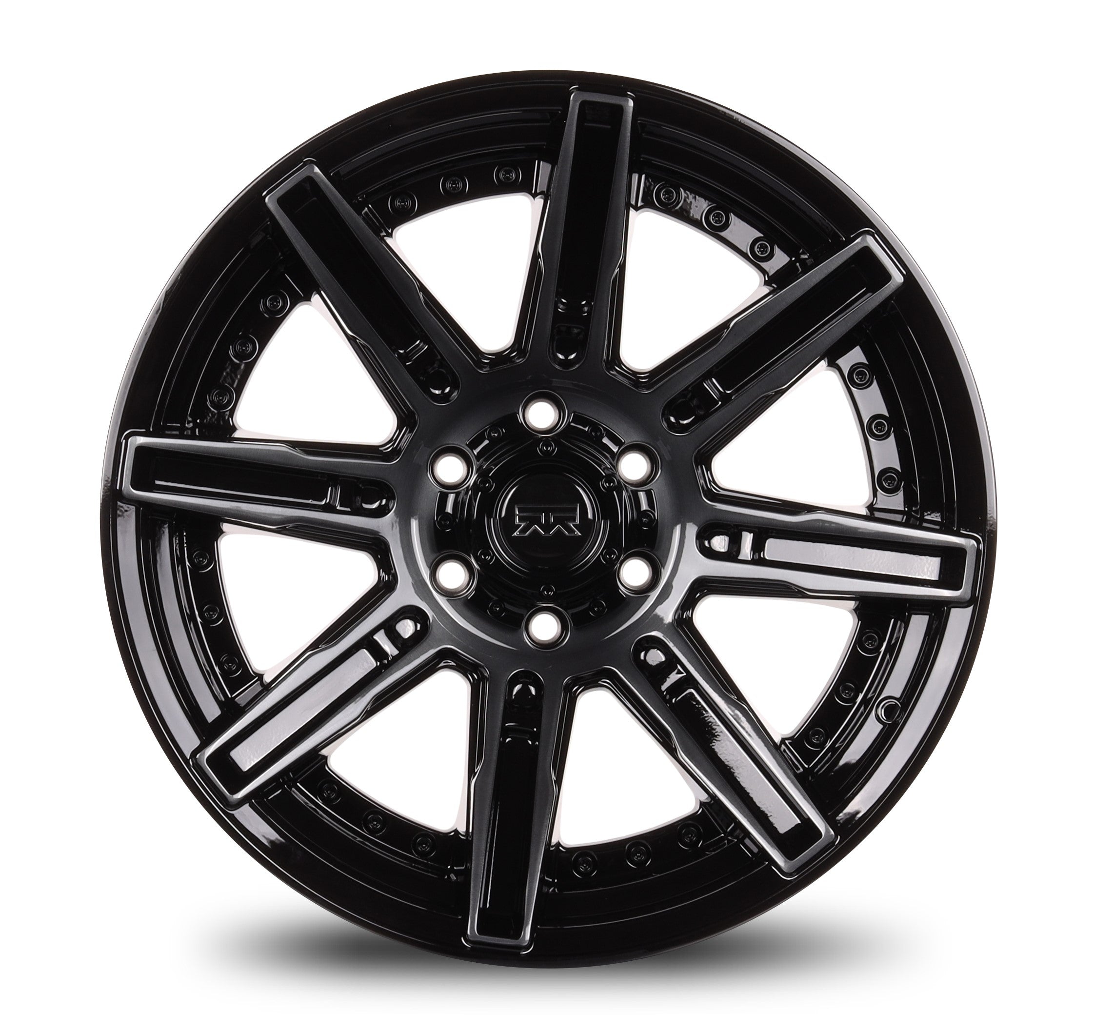 20x9 Mudder Trucker MT502 Stroker Brushed Dark Tint 6x135 ET1 Wheel Rim - 0