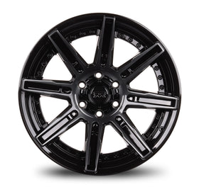 20x9 Mudder Trucker MT502 Stroker Brushed Dark Tint 6x135 ET1 Wheel Rim - 0