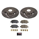 PowerStop OE Stock Replacement Low-Dust Ceramic Brake Pad and Rotor Kit