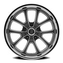 20x9.5 Resto Laguna Gun Metal Diamond Cut Lip 5x120.7 ET1 CB72.69 Wheel