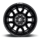 20x8.25 Fuel Off-Road D673 Blitz Gloss Black Milled 8x165.1 ET-240 CB121.5 Wheel