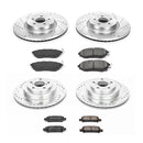 PowerStop Z23 Daily Driver Carbon-Fiber Ceramic Brake Pad and Drilled & Slotted