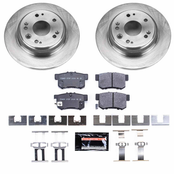 PowerStop Track Day Spec High-Performance Brake Pad and Rotor Kit