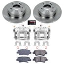 PowerStop OE Stock Replacement Low-Dust Ceramic Brake Pad, Rotor and Caliper Kit