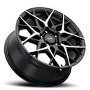 17x7.5 Voxx Paso Gloss Black w/ Machined Face 5x110/115 ET40 wheel/rim