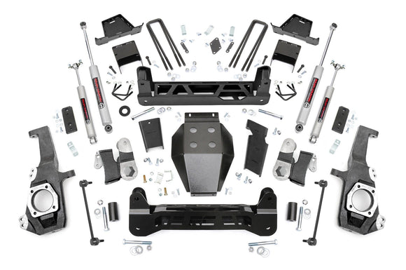 Rough Country 7 Inch Lift Kit for 20-25 Chevy GMC 2500 Truck