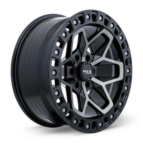 17x9 RTX Zion Black Machined Tinted Bronze 5x127 ET0 wheel/rim