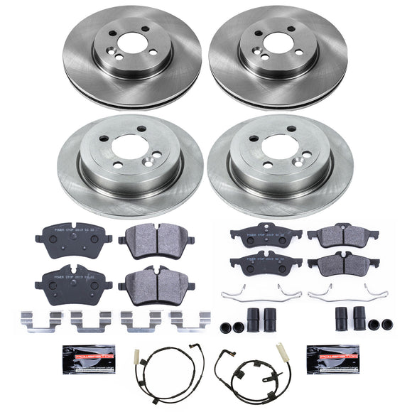 PowerStop Track Day Spec High-Performance Brake Pad and Rotor Kit