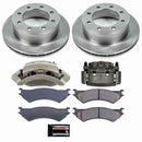 PowerStop OE Stock Replacement Low-Dust Ceramic Brake Pad, Rotor and Caliper Kit