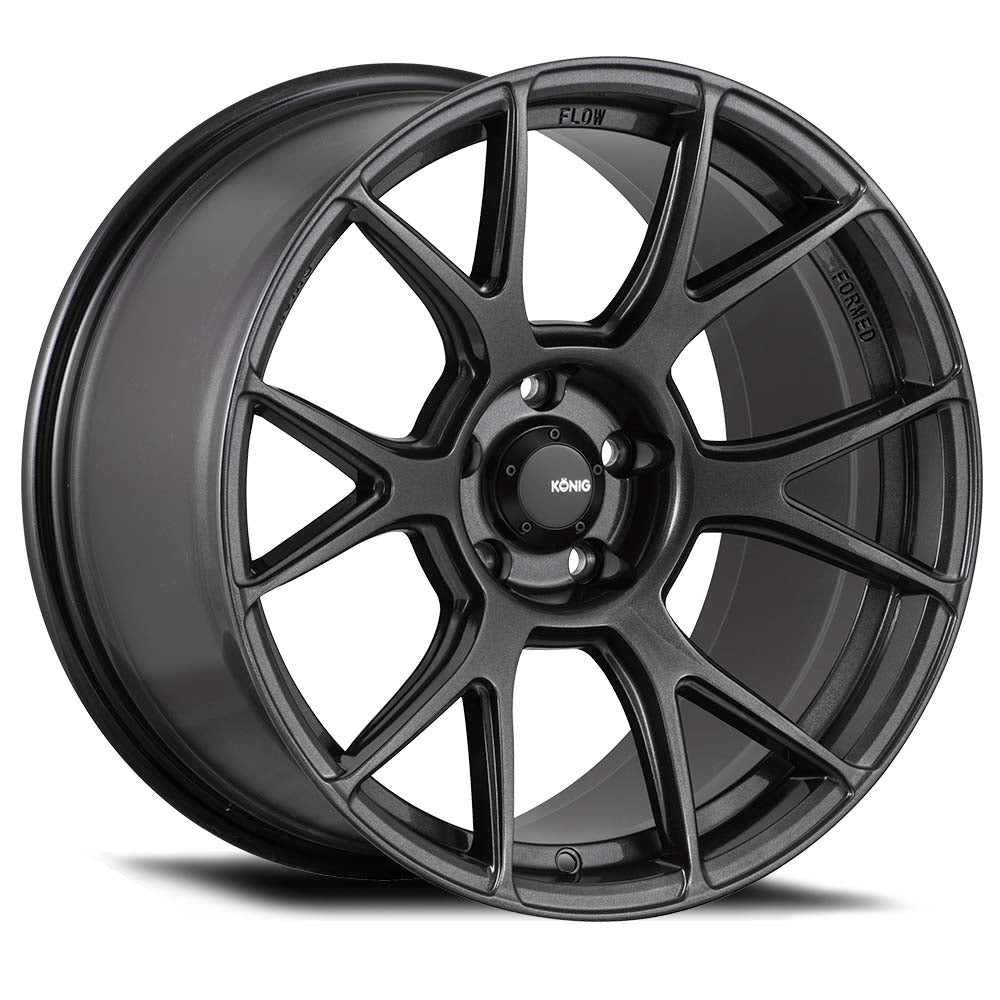 17x8 Konig Ampliform Dark Metallic Graphite 5x114.3 5x4.5 ET40 Wheel Rim