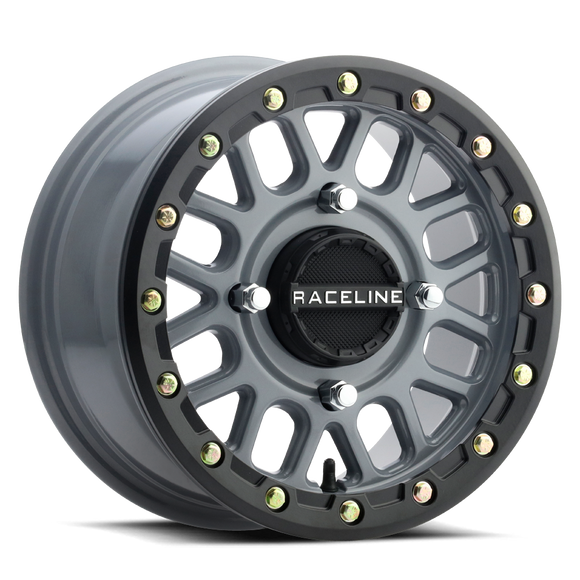 15x6 Raceline A93SG Podium Gloss Gray 4x137 ET40 CB110.18 Wheel