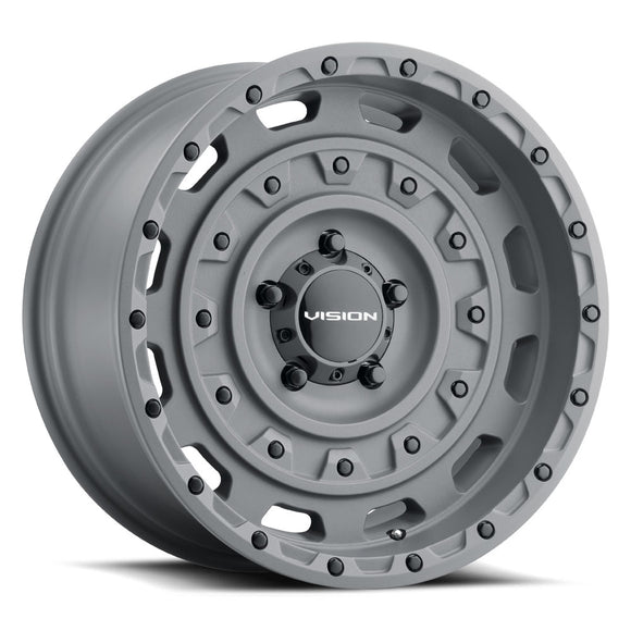 17x10 Vision 403 Tactical Thrashed Gun Metal 5x139.7 5x5.5 ET-32 Wheel Rim