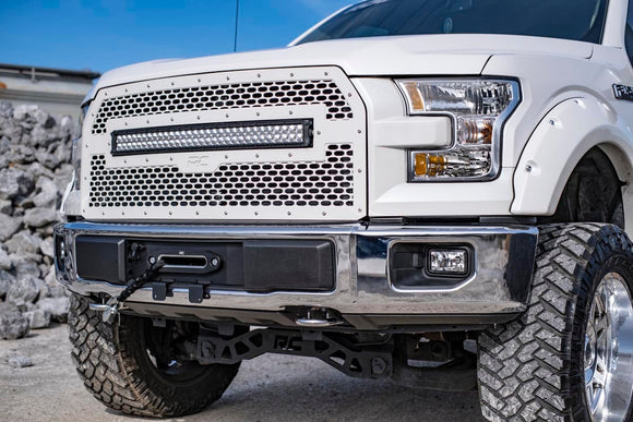 Rough Country Hidden Winch Mount For Ford F-150 2WD 4WD 15-20