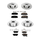 PowerStop Z23 Daily Driver Carbon-Fiber Ceramic Brake Pad and Drilled & Slotted