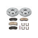 PowerStop OE Stock Replacement Low-Dust Ceramic Brake Pad and Rotor Kit