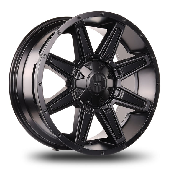 20x9 Mudder Trucker MT404 Deviant Black 6x135 6x139.7 6x5.5 ET12 Wheel Rim