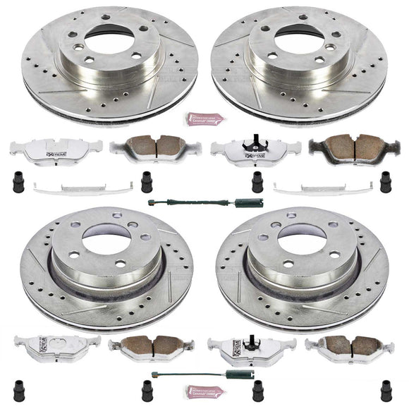 PowerStop Z26 Street Performance Ceramic Brake Pad and Drilled & Slotted Rotor K