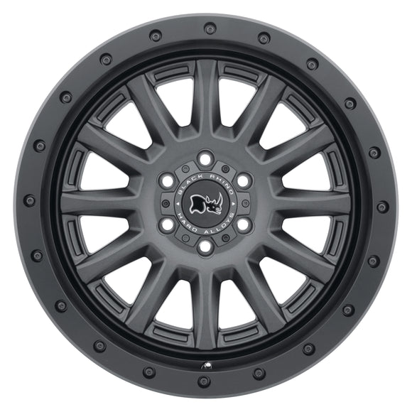17x8.5  Black Rhino Dugger Wheel/Rim ET-18 1785DGR-85114M76