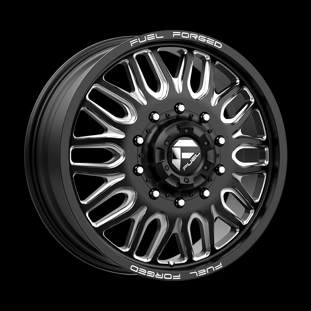 20X8.25 Fuel MONO DB66 FFC66 Matte Black Milled 10X225 ET105 wheel/rim