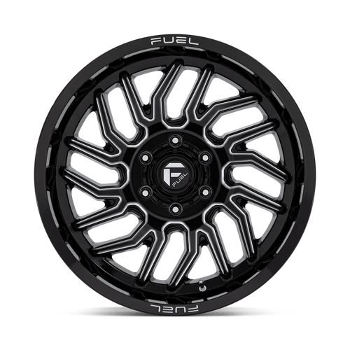 20x10 Fuel Off-Road D807 Hurricane Black 6x139.7 ET-18 CB106.1 Wheel Rim