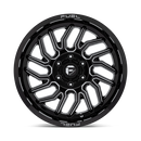 20x10 Fuel Off-Road D807 Hurricane Black 6x139.7 ET-18 CB106.1 Wheel Rim