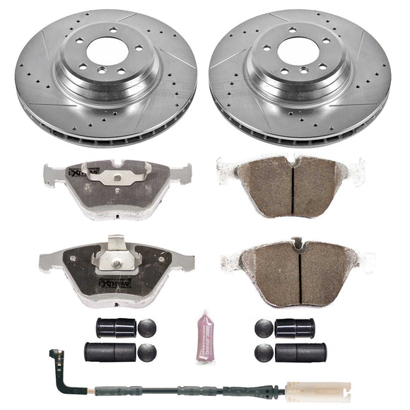 PowerStop Z26 Street Performance Ceramic Brake Pad and Drilled & Slotted Rotor K