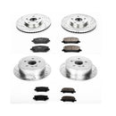 PowerStop Z23 Daily Driver Carbon-Fiber Ceramic Brake Pad and Drilled & Slotted