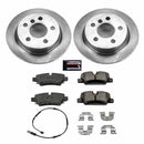 PowerStop OE Stock Replacement Low-Dust Ceramic Brake Pad and Rotor Kit