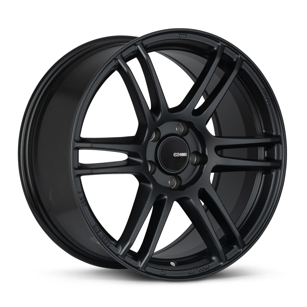 18X9.5 Enkei TSR6 Black Matte Wheel/rim 5x100 ET45 530-895-8045BK