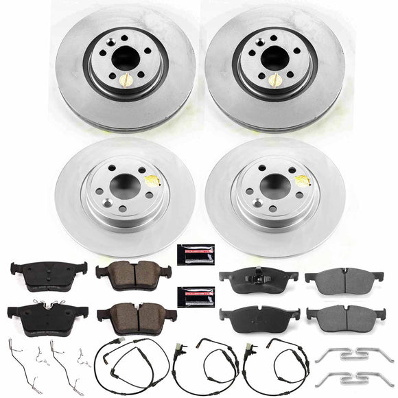 PowerStop Genuine Geomet Coated Rotor and Carbon-Fiber Ceramic Brake Pad Kit