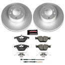 PowerStop Genuine Geomet Coated Rotor and Carbon-Fiber Ceramic Brake Pad Kit