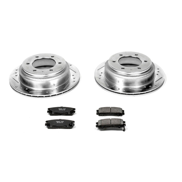 PowerStop Z23 Daily Driver Carbon-Fiber Ceramic Brake Pad and Drilled & Slotted
