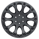 15X8 Level 8 Impact Black-Matte Wheel/Rim 5x127 ET-24 5-127