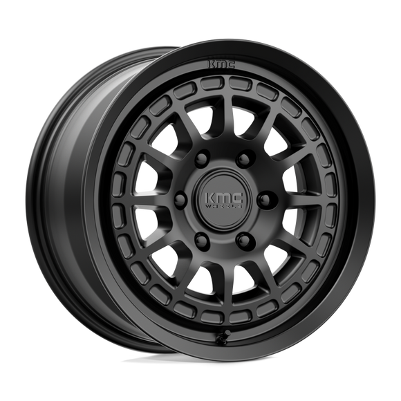 17X8 KMC KM719 CANYON Satin Black 6X139.7 ET35 wheel/rim